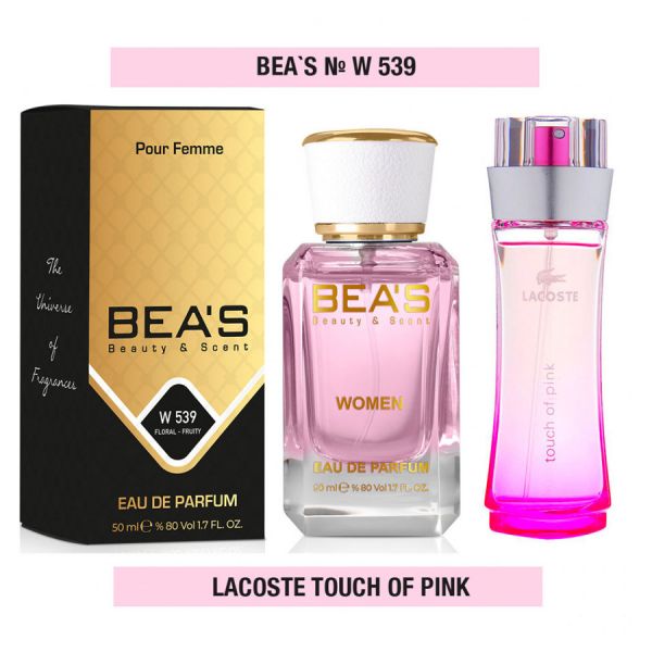 Beas W539 Lacoste Touch Of Pink Women edp 50 ml